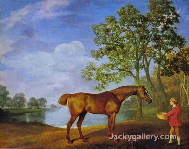 Pumpkin With A Stable Lad by George Stubbs paintings reproduction